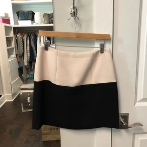 kate spade wool color block skirt